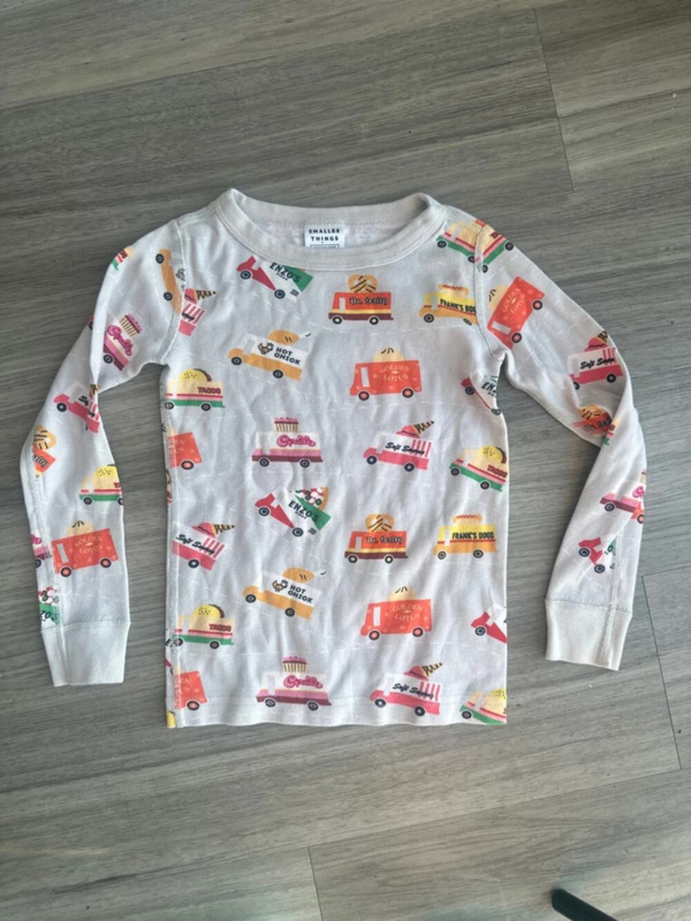 Smaller Things x Candylab Food Truck Pajama Top - Long Sleeve, Size 4